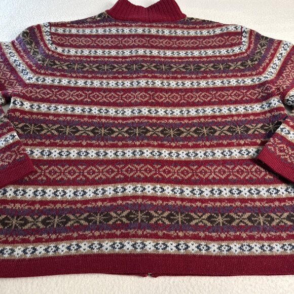 Cabela's Women's Full Zip LambsWool ￼Cardigan Sweater Size 2XLarge - Picture 7 of 8